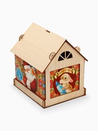 Сладкий детский новогодний подарок «Дед Мороз»: конфеты 500 г, краски 12 цветов, кормушка - Фото 10