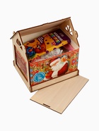 Сладкий детский новогодний подарок «Дед Мороз»: конфеты 500 г, краски 12 цветов, кормушка - Фото 3