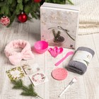 Новогодний подарочный набор "Зимнего волшебства", полотенце и аксессуары - фото 9091861