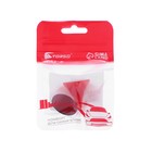 Аксессуар на мотоциклетный шлем TORSO, рог, красный, пластик - Фото 3