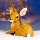 Садовая фигура из полистоуна «Оленёнок лежит», 27×37 см - Фото 6