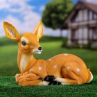 Садовая фигура из полистоуна «Оленёнок лежит», 27×37 см - Фото 3