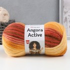 Пряжа "Angora Active" 20% шерсть, 80% акрил  500м/100гр (844 бордово-персиковый) - фото 318400800