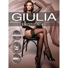 Чулки женские GIULIA EMOTION 40, цвет чёрный (nero), размер 3-4 (M-L) 3132968