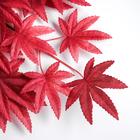 Декор «Листья на ветке» цвет бордовый - фото 8024730