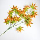 Декор «Листья на ветке» цвет зелёно-жёлто-оранжевый - фото 318400849