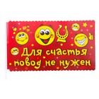 Флажок "Для счастья повод не нужен", 10 штук - Фото 1