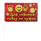 Флажок "Для счастья повод не нужен", 10 штук - Фото 3