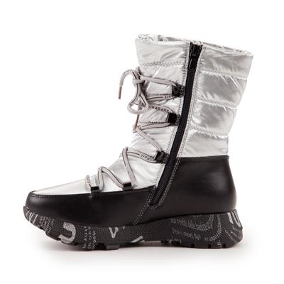 Дутики, цвет серебряный, размер 35