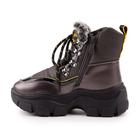 Ботинки зимние детские, цвет бронзовый, размер 33 - фото 21143561