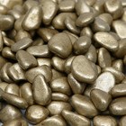 Грунт для аквариума « Галька золотистый металлик» галька декоративная 350 г фр.5-10 мм - Фото 1