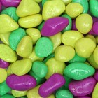 Галька декоративная, флуоресцентная микс: лимонный, зеленый, пурпурный, 350 г, фр.5-10 мм - фото 9092893