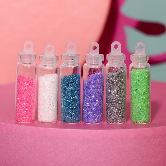 Набор мелких блёсток для декора ногтей «Сияй, детка!», 12 цветов 20831