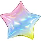 Шар фольгированный 18" «Перламутровый блеск», звезда, нежная радуга, голография - фото 318645936