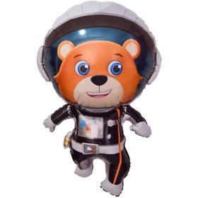 Шар фольгированный 35" «Медвежонок-космонавт», фигура