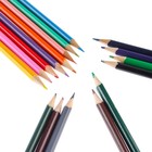 Цветные карандаши, 24 цвета, трехгранные, Человек-паук - Фото 6