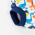 Трусы под памперс, цвет белый/динозавр, рост 68-44 см - фото 34990472