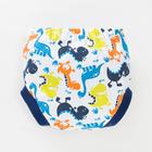 Трусы под памперс, цвет белый/динозавр, рост 68-44 см - фото 34990473