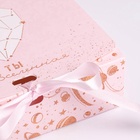 Коробка подарочная складная, упаковка, «С любовью», 16.5 х 12 х 5 см, БЕЗ ЛЕНТЫ 5231287