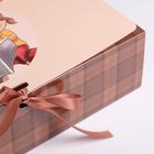 Коробка подарочная складная, упаковка, «Любимому дедушке», 31 х 24.5 х 8 см - Фото 3