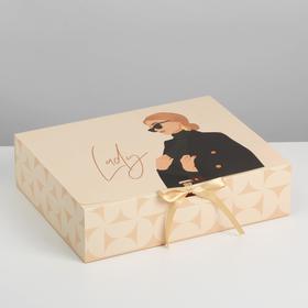 Коробка складная подарочная «Нежность», 31 × 24.5 × 8 см