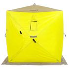 Палатка зимняя Helios "Куб", 1.8 х 1.8 м, цвет yellow/gray - Фото 1