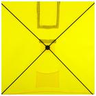 Палатка зимняя Helios "Куб", 1.8 х 1.8 м, цвет yellow/gray - Фото 6