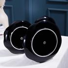 Блюдо керамическое для пирожных 3-х ярусное «Марбл», d=15/18/20 см - Фото 3