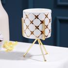 Конфетница керамическая «Клевер», 220 мл, 8,5×14 см, цвет белый - Фото 1