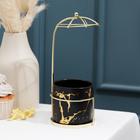 Конфетница «Марбл. Зонтик», 220 мл, 9×20 см, керамика - Фото 1