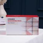 Конфетница «Марбл. Зонтик», 220 мл, 9×20 см, керамика - Фото 4