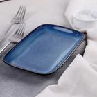 Блюдо керамическое прямоугольное «Лунная тропа», 19×11 см - Фото 2