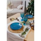 Тарелка керамическая десертная «Лунная тропа», d=19 см, цвет синий - Фото 3