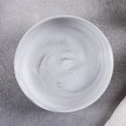 Соусник керамический «Мрамор», 100 мл, d=8 см, цвет серый - фото 4314808
