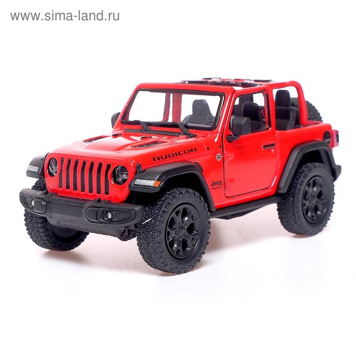 Машина металлическая Jeep Wrangler , 1:34, открываются двери, инерция, МИКС - Фото 1