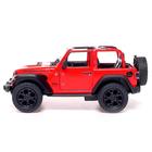 Машина металлическая Jeep Wrangler , 1:34, открываются двери, инерция, МИКС - Фото 2