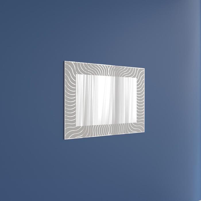 Зеркало с пескоструйной графикой Медуза Z-01 800 х 585 - Фото 1