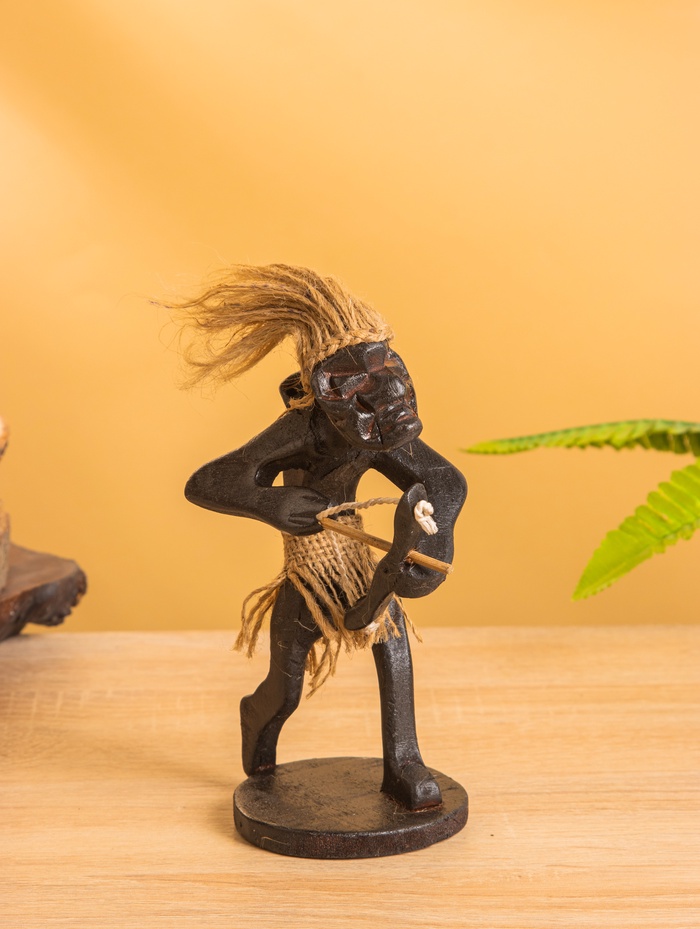 Сувенир из дерева «Абориген охотник», 17×7.5×9 см - Фото 1