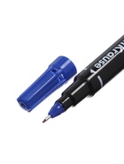 Маркер перманентный ErichKrause Double P-80, 0.45-1.65 мм, двусторонний, синий - фото 120915204