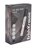 Маркер для доски ErichKrause. Tank LW-600, узел 3.0 мм, ширина линии 2.38 мм, с жидкими чернилами, спиртовой, чёрный - Фото 7
