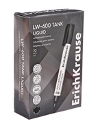 Маркер для доски ErichKrause. Tank LW-600, узел 3.0 мм, ширина линии 2.38 мм, с жидкими чернилами, спиртовой, чёрный - Фото 12