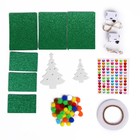 Набор для творчества «Новогодняя гирлянда, ёлочки» - Фото 3