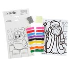 Лунная фреска на новый год «Дед Мороз», А5 - Фото 3