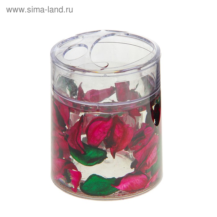 Держатель для зубных щеток "Бордовая нега" - Фото 1