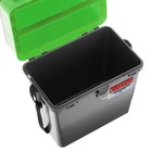 Ящик зимний YUGANA двухсекционный, цвет серо-салатовый - фото 51613924