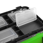 Ящик зимний YUGANA двухсекционный, цвет серо-салатовый - фото 51613926