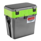 Ящик зимний YUGANA двухсекционный, цвет серо-салатовый - фото 51613929