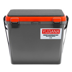 Ящик зимний YUGANA односекционный, цвет серо-оранжевый