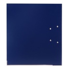 Папка-регистратор А4, 75 мм, Calligrata, ПВХ, металлическая окантовка, карман на корешок, собранная, синяя - Фото 8