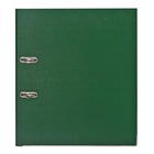 Папка-регистратор А4, 75 мм, Calligrata, ПВХ, металлическая окантовка, карман на корешок, собранная, зелёная - фото 9877650